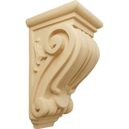 Ekena Millwork 3 1/2"W x 4"D x 7"H Small Classical Corbel, Alder CORW03X04X07CLAL